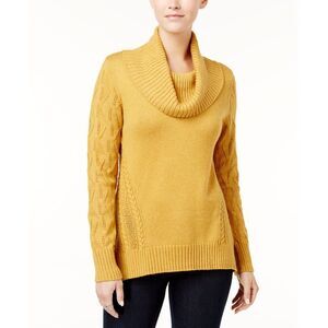 Cowl-Neck Tunic Sweater